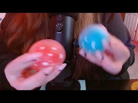 Trigger Assortment & Whispers | Hair Brushing, Wood Tapping, Stress Balls, & More