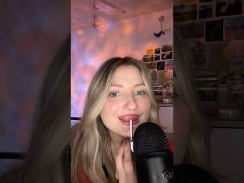 ASMR | applying lipgloss 💄😴 #visualtingle #asmr #sleep