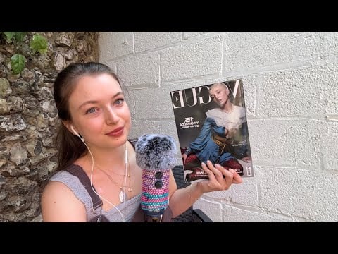 ASMR in Turkish and English Whispering Turkish Vogue Flip Through 🥰