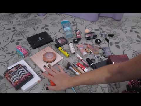 ASMR Mostrando Minhas Makes/ My Makeup Tour