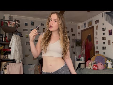 once in a blue moon 💫 saggitarius full moon explained & chill grwm (positivity + personal attention)