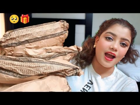ASMR Gift Unboxing  🎁🥺