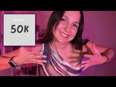ASMR - +50 Triggers with Hand Sounds & Hand Movements *50k SPECIAL*