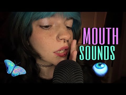 FAST&AGGRESSIVE MOUTH SOUNDS💀up close ASMR W/ Hand Sounds, Visuals, Mic Brushing