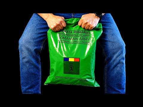 This Romanian MRE is no joke (ASMR + some talking)