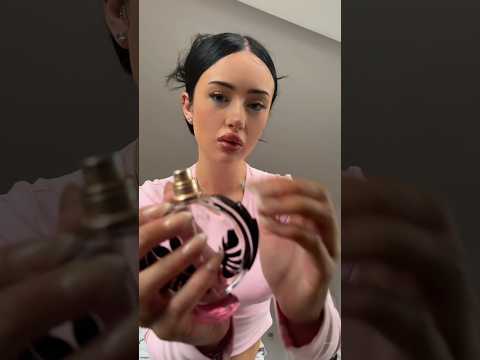 Glass Taps + Soft Perfume Spritz 💖 ASMR #tappingsounds #asmr #asmrshorts #asmrvideo