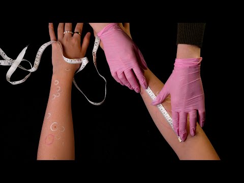 ASMR | Arm inspection (measuring, light, marking...) [Sensory Sunday]