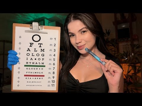 ASMR | Fazendo seu Exame De Vista Anual 👁️🔦
