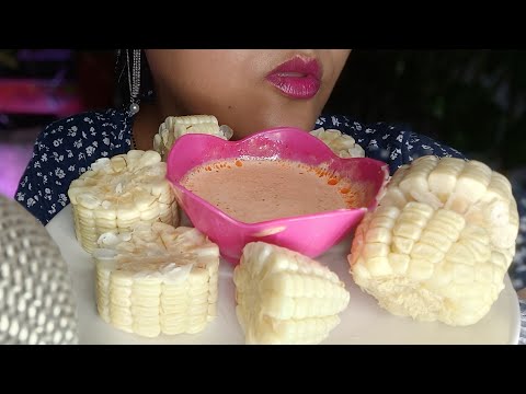 ASMR comiendo Elote/ choclo 