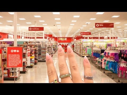 Public ASMR in Target: Tapping, Scratching, etc. 😆🛍️