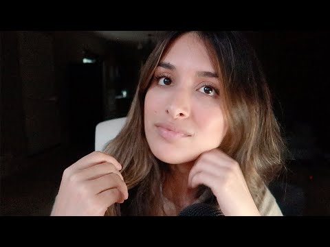 ASMR Close Up Whisper Ramble & Tapping