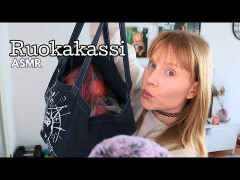 Ruokaostoksia ja pullonpesuharja🛒ASMR SUOMI