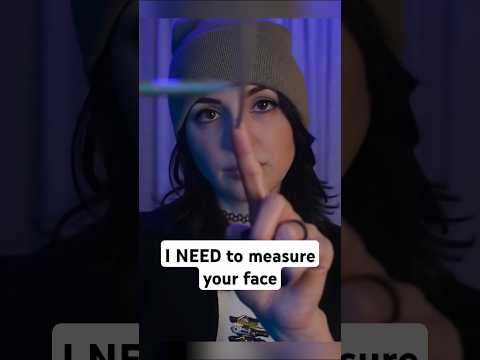 I NEED to measure your face #asmr #shorts