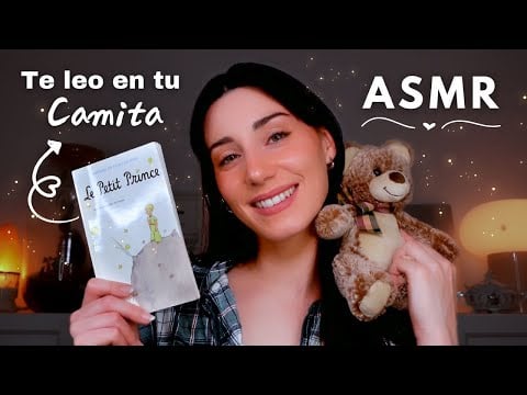 ASMR EN TU CAMITA 🧸💤 TE LEO EN FRANCÉS PARA DORMIR 🌙 Roleplay Español