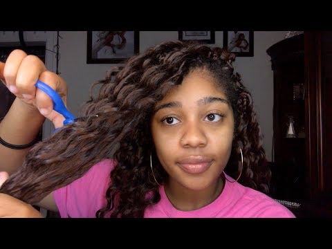 ASMR- CUTTING OFF MY HAIR 💇🏽‍♀️(Scalp Scratching, HairPlay, Scissor Sounds...)