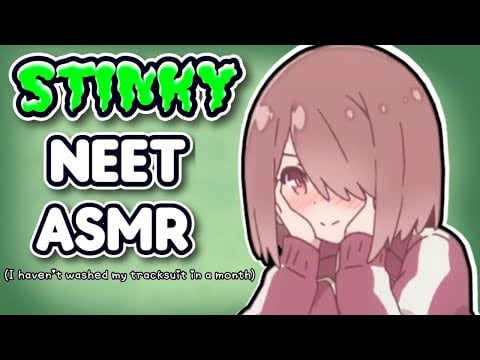 【ASMR COSPLAY RP 🤢 耳元囁き】Pathetic stinky NEET girl