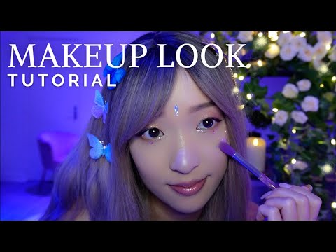 ASMR 💄MAKEUP LOOK PAILLETTES (makeup, paillettes, accessoires et perruque)