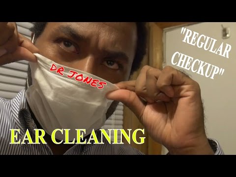 ASMR Ear Cleaning, Ear Wax & Ear Picking Roleplay DR JONES CHECKUP & Soft Spoken Words  - Binaural