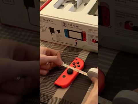Nintendo Switch Measuring #asmr #asmrshorts #asmrsounds #asmrsatisfying #breakingbreadasmr