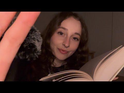 ASMR soft whispers - reading Jane Austen in german to make you feel so sleepy