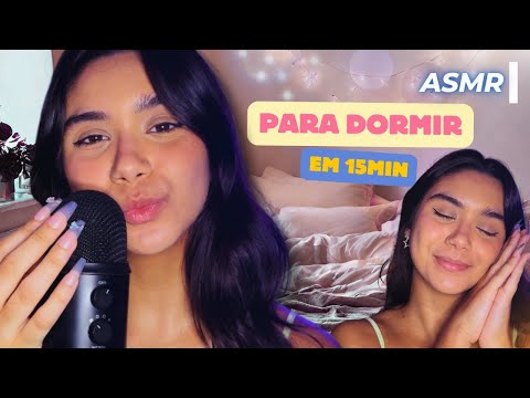 ASMR para DORMIR em 15 MINUTOS - os melhores gatilhos! 🤤