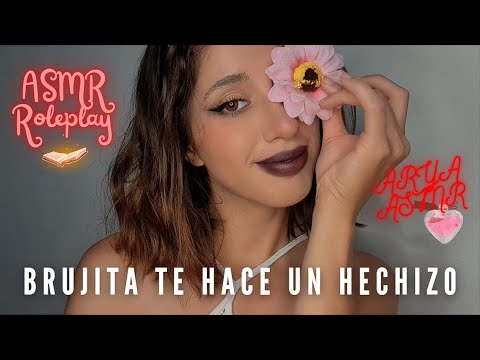 ASMR ROLEPLAY - BRUJA te hace un HECHIZO 😈🧙🏻‍♀️🌼