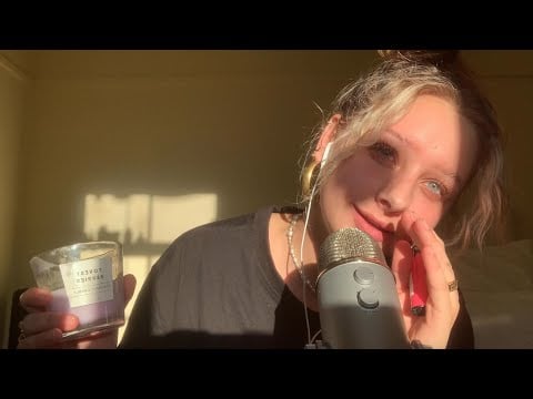 trying ASMR for the second time | random trigger 🤍