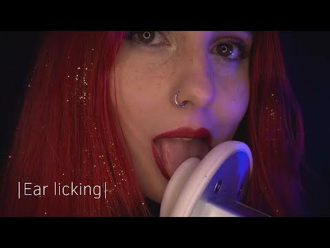 ASMR Ear Licking, Mouth Sounds, Nomnom