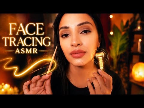 ASMR Face Tracing For Sleep With Layered Sounds | Let Me Relax That Face!