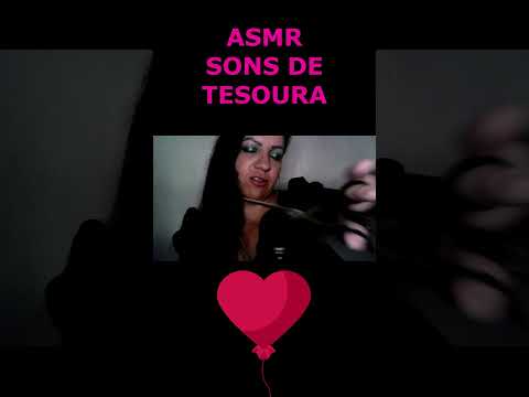 ASMR-SHORTS SOM DE TESOURA #asmr #rumo1k #shortsviral #shortsviral2023 #shorts