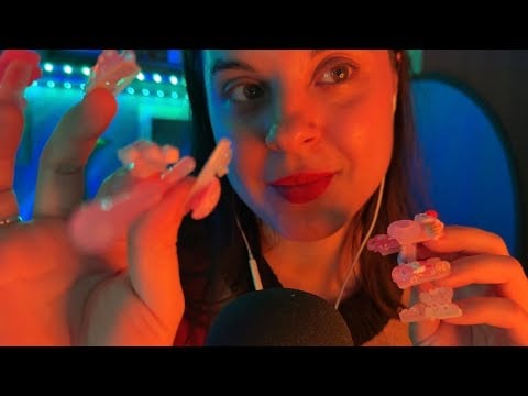 ASMR Visual y Mouth Sounds con Susurros y Palito del Sueño ♡