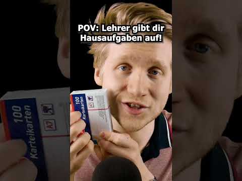 ASMR - POV: Lehrer gibt dir Hausaufgaben auf! #shorts #asmr #roleplay #deutscheasmr