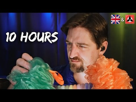 ASMR Loofah Sounds × 10 HOURS 🫠