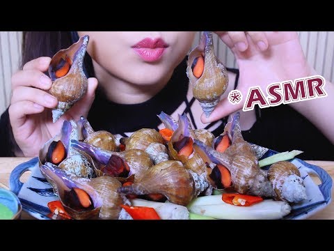 ASMR RED SNAILS (EXTREME CRUNCHY EATING SOUNDS) | LINH-ASMR