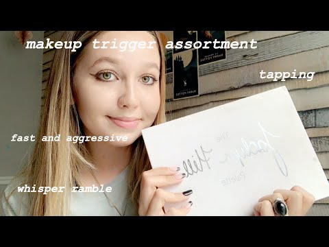 lofi ASMR: fast & aggressive makeup trigger assortment