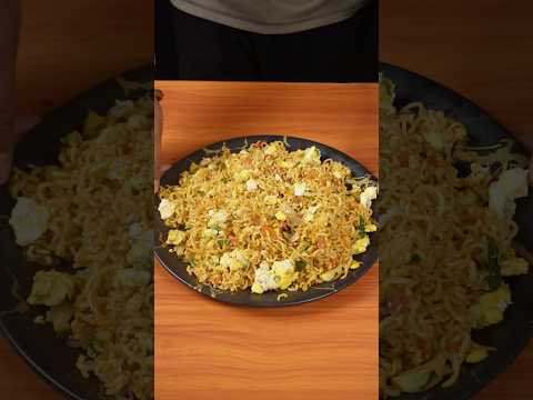 🔥 ASMR Egg Maggi | Spicy Street Style 🍜🥚 | Sizzling Cooking Sounds | No Talking #shorts #asmr