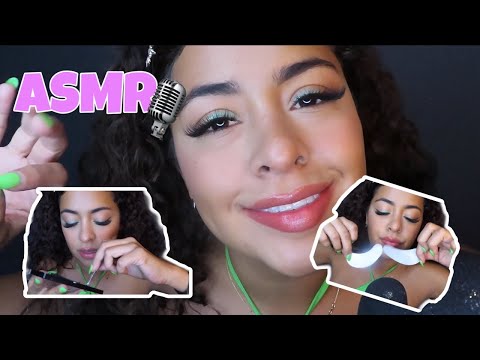 ASMR ROLEPLAY / TE PONGO PESTAÑAS POSTIZAS MUY RELAX