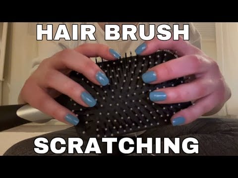 ASMR | Fast and Aggressive Hair Brush Scratching | No Talking