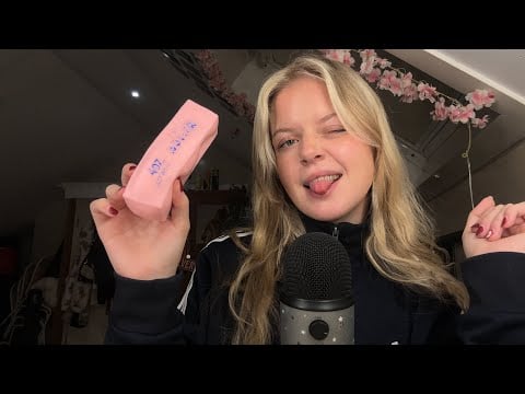 Fast and Aggressive Mouth Sounds with Crunchy Butter Squishy!