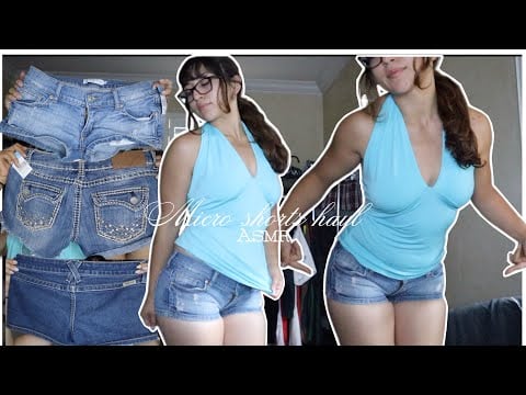 [ASMR] Jean shorts scratching 👖