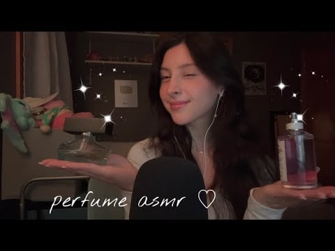 ASMR Drift Off To Sleep 🤍☁️ showing u my summer fragrances