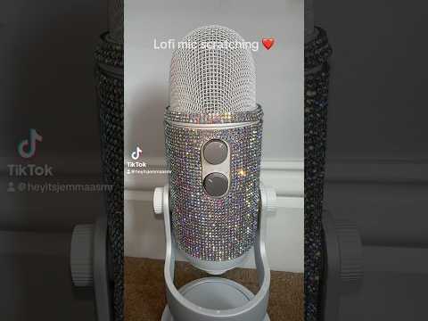 Lofi mic scratching 🎤 #asmr #relax #triggers #relaxationtechniques #tingles #relaxingtriggers