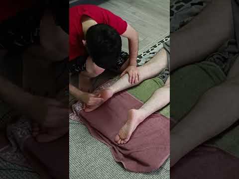 ASMR FOOT MASSAGE  #massage #easyturkish #relax #foot #challenge