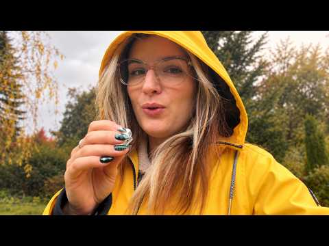 ASMR sous la pluie d'automne 🍂 (proche du micro) 🌧️