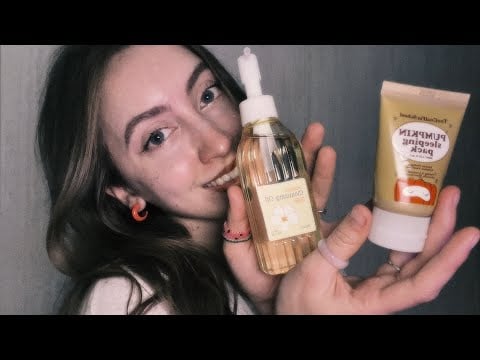асмр ✨ массаж лица 💕 тихий голос | asmr *~* soft spoken face massage