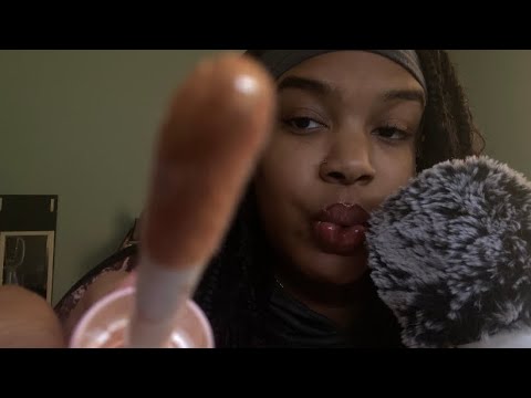 ASMR | Lip Gloss on Your Face 🦋 | brieasmr