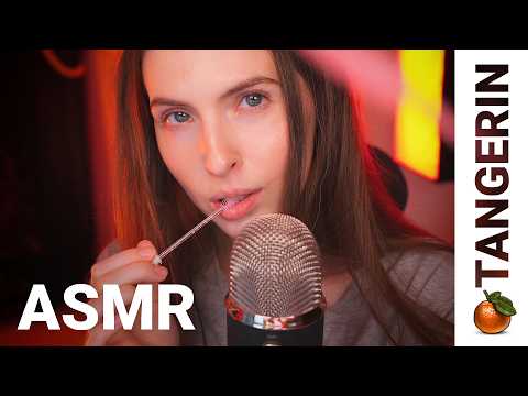 ASMR Fluffy Mic Scratching, Soft Mouth Sounds & Gentle Nibbling for Sleep | Tangerin