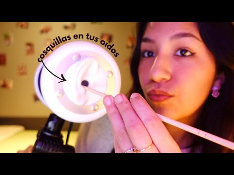ASMR | Sesión de Cosquillas Profundas DENTRO de tus OÍDOS 🤤