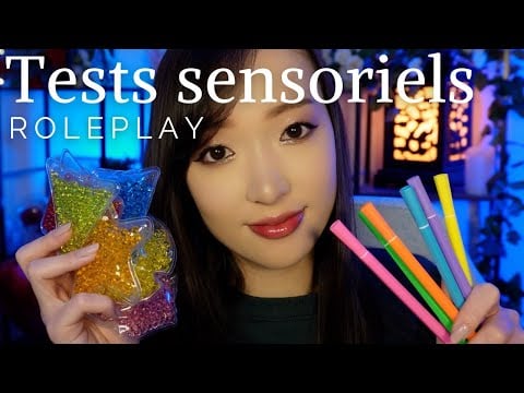 ASMR Roleplay 👩🏻‍⚕️ JE TEST TES SENS | Consultation "médicale" + bruits de clavier et souris