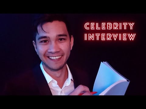 ASMR Interviewing You As A Celebrity ✨ Roleplay  | Personal Attention | Male Whispers/Soft Spoken